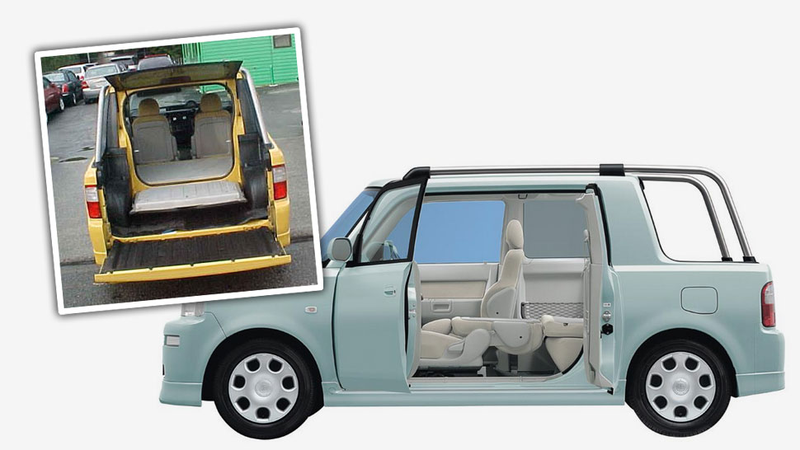 Illustration for article titled The Toyota bB Open Deck Is Usefully Bonkers